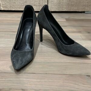 Maje grey suede pumps size 38